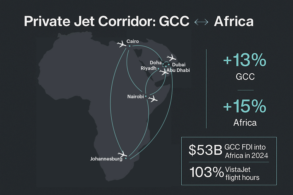 Private Jet Corridor: GCC - Africa
